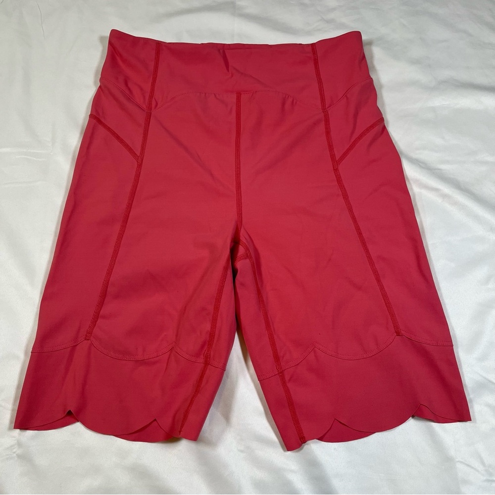 Free People Movement Bike Shorts Women's M Coral Pink High Waist Workout Gym